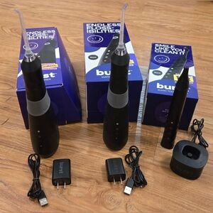 NON-WORKING Burst Oral - 2 Water Flosser, 1 Sonic Toothbrush - For Parts Only